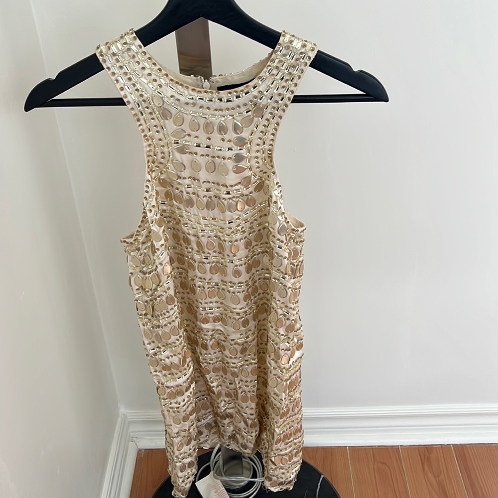 Sequinned Gold dress by French Connection